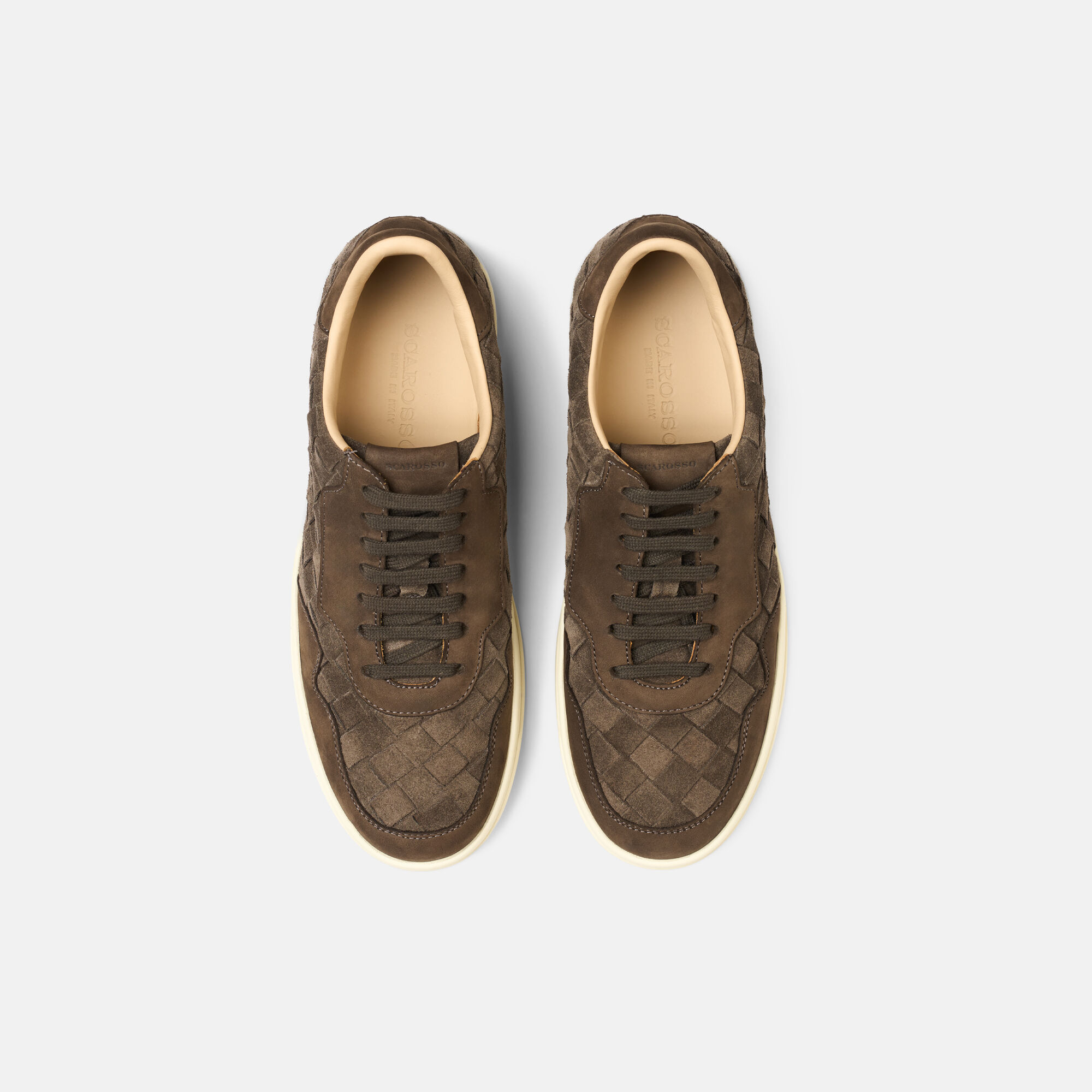 Alvise Brown Woven Scarosso: Brown - Suede Alvise Brown Woven Scarosso: Brown - Suede ALVISESNEA