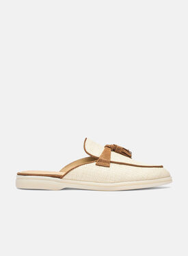 Scarosso Lucrezia Beige Stroh  Beige - Stroh LUCREZIAMULE