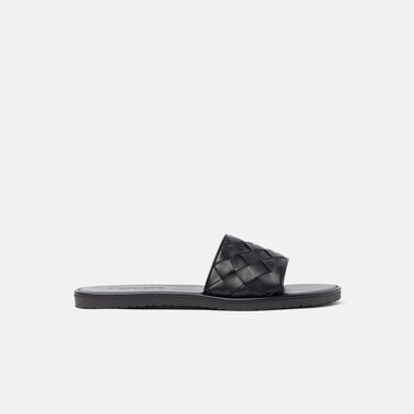 Scarosso Ulisse Black Woven Black - Calf ULISSESAND