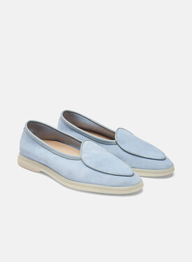 Livia Light Blue Suede Scarosso: Light Blue - Suede LIVIALOAF