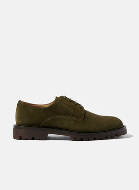 Scarosso Wooster III Green Suede Black - Calf ANDREALOAF