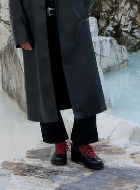 Eddy Black Scarosso: Black - Calf EDDYBOOT