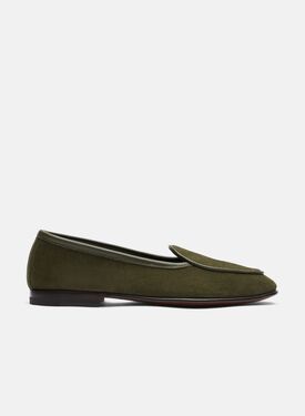 Scarosso Nele Green Suede Brown - Suede NELELOAF