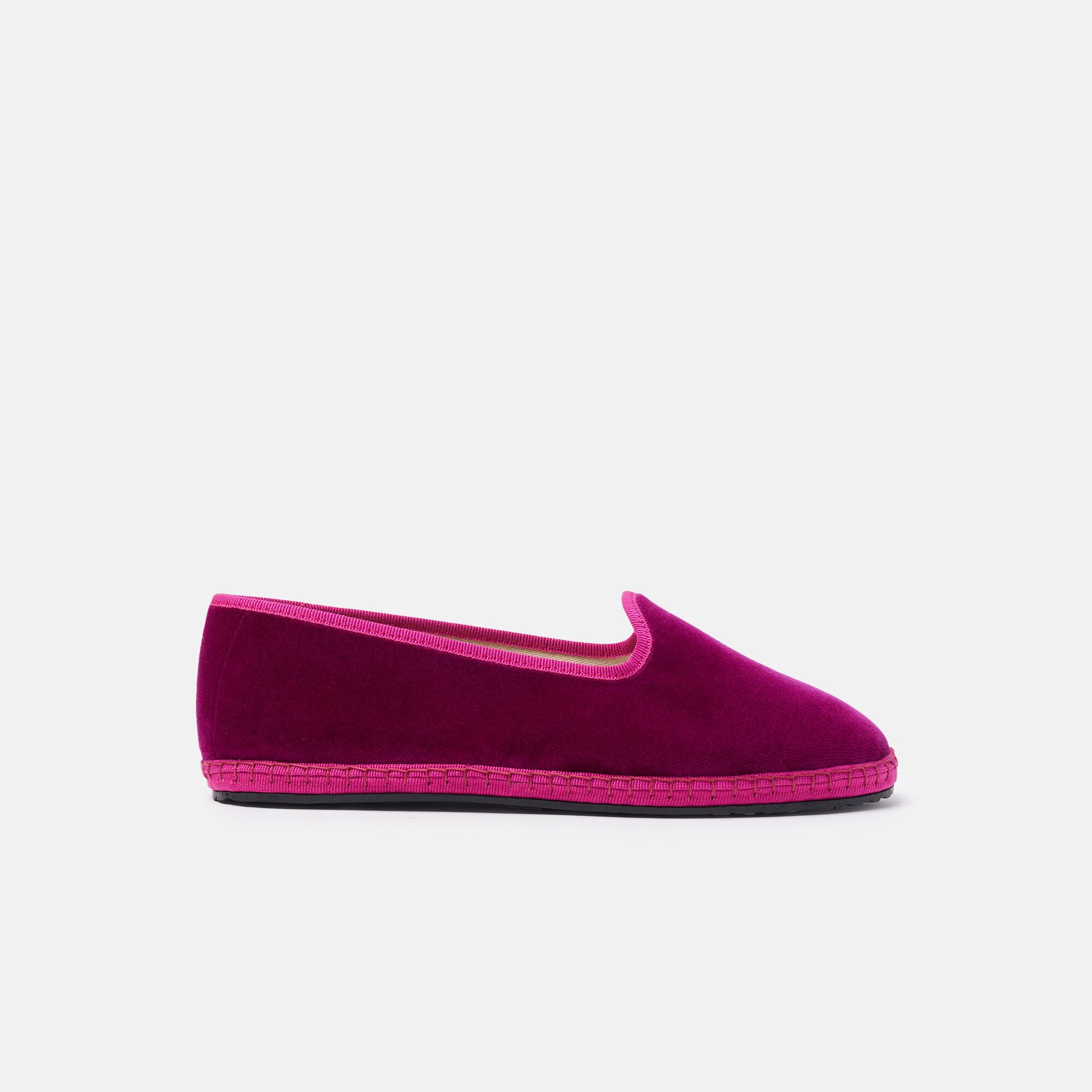 Scarosso Valentina Purple Velvet Purple - Velvet VALENTINASLIP