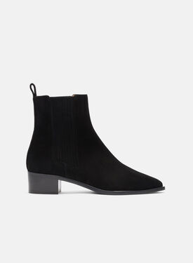 Scarosso Olivia Black Suede Black - Suede OLIVIACHEL