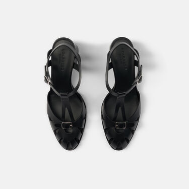 Scarosso Giulia Black Black - Calf GIULIASAND