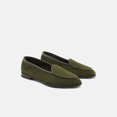 Scarosso Nele Green Suede Green- Suede NELELOAF