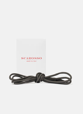 Scarosso Grey laces Black SHOELACE