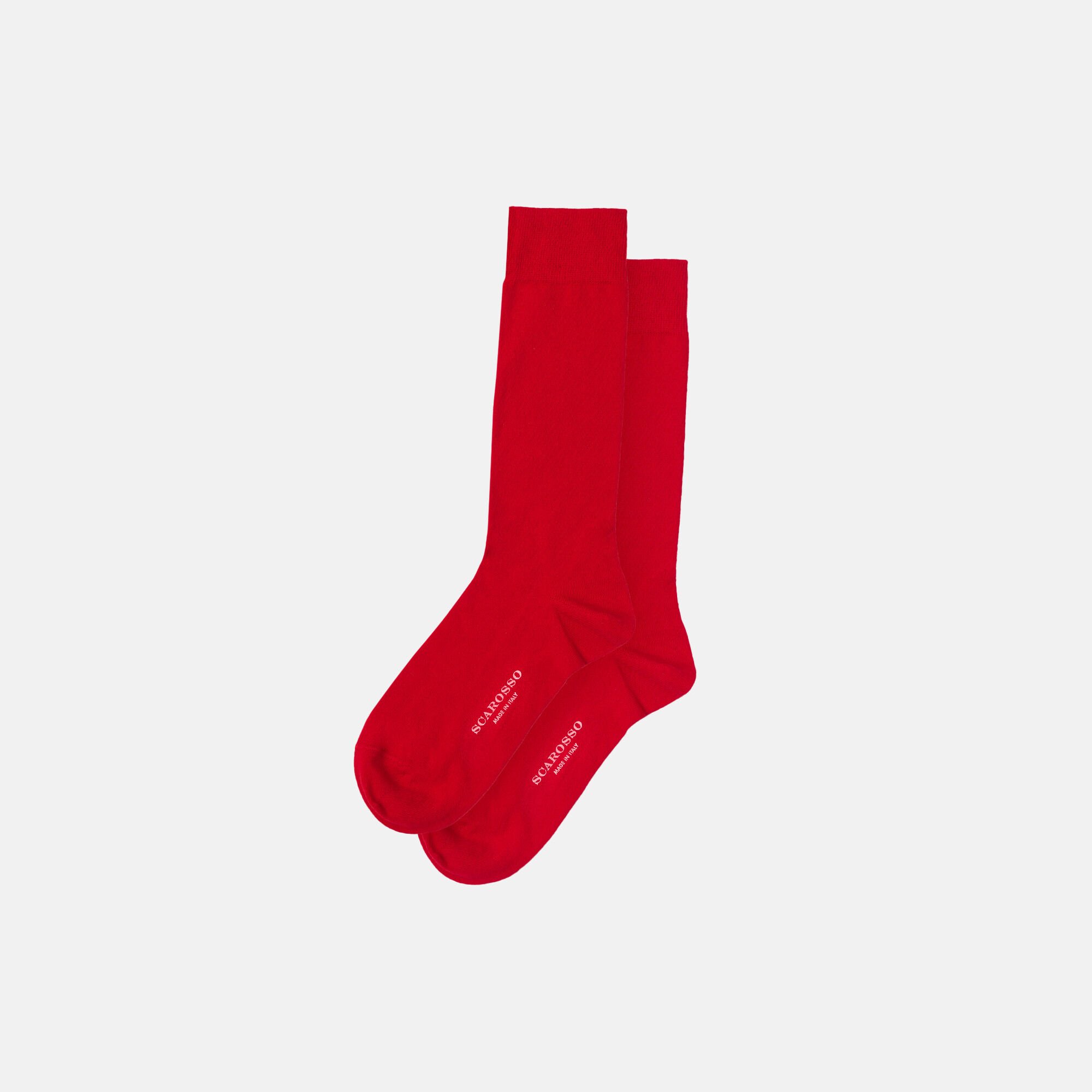 Scarosso Red Cotton Socks Red - Cotton COLOCOTTSOCK