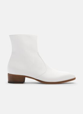 Scarosso Warren White White - Calf WARRENCHEL
