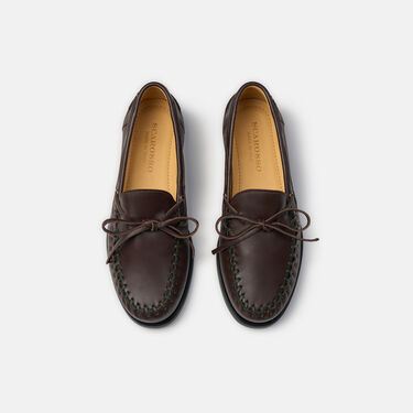 Morgan Brown Stitch Scarosso: Brown - Calf MORGANSBOAT