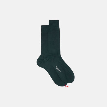 Scarosso Wadenstrümpfe Dunkelgrüne  Baumwolle Dunkelgrüne - Baumwolle CALFCOTTSOCK