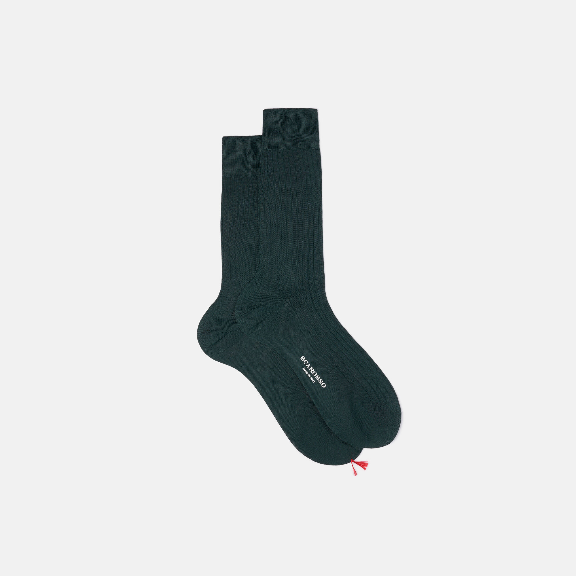 Scarosso Wadenstrümpfe Dunkelgrüne  Baumwolle Dunkelgrüne - Baumwolle CALFCOTTSOCK