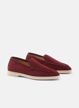 Ludovica Bordeaux Veloursleder Scarosso: Bordeaux - Veloursleder LUDOVICALOAF
