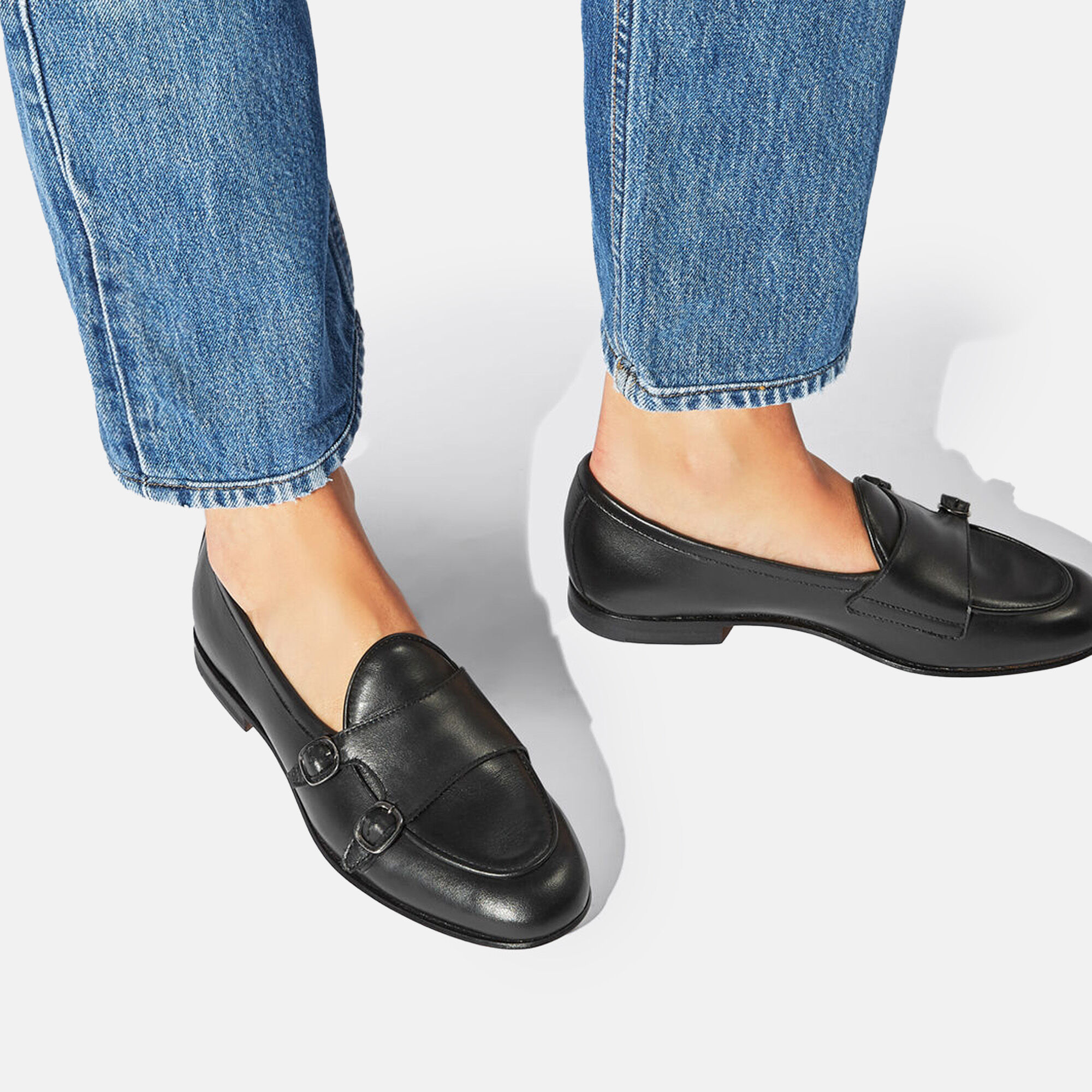 Scarosso Virginia Black Black - Calf Leather VIRGINIALOAF