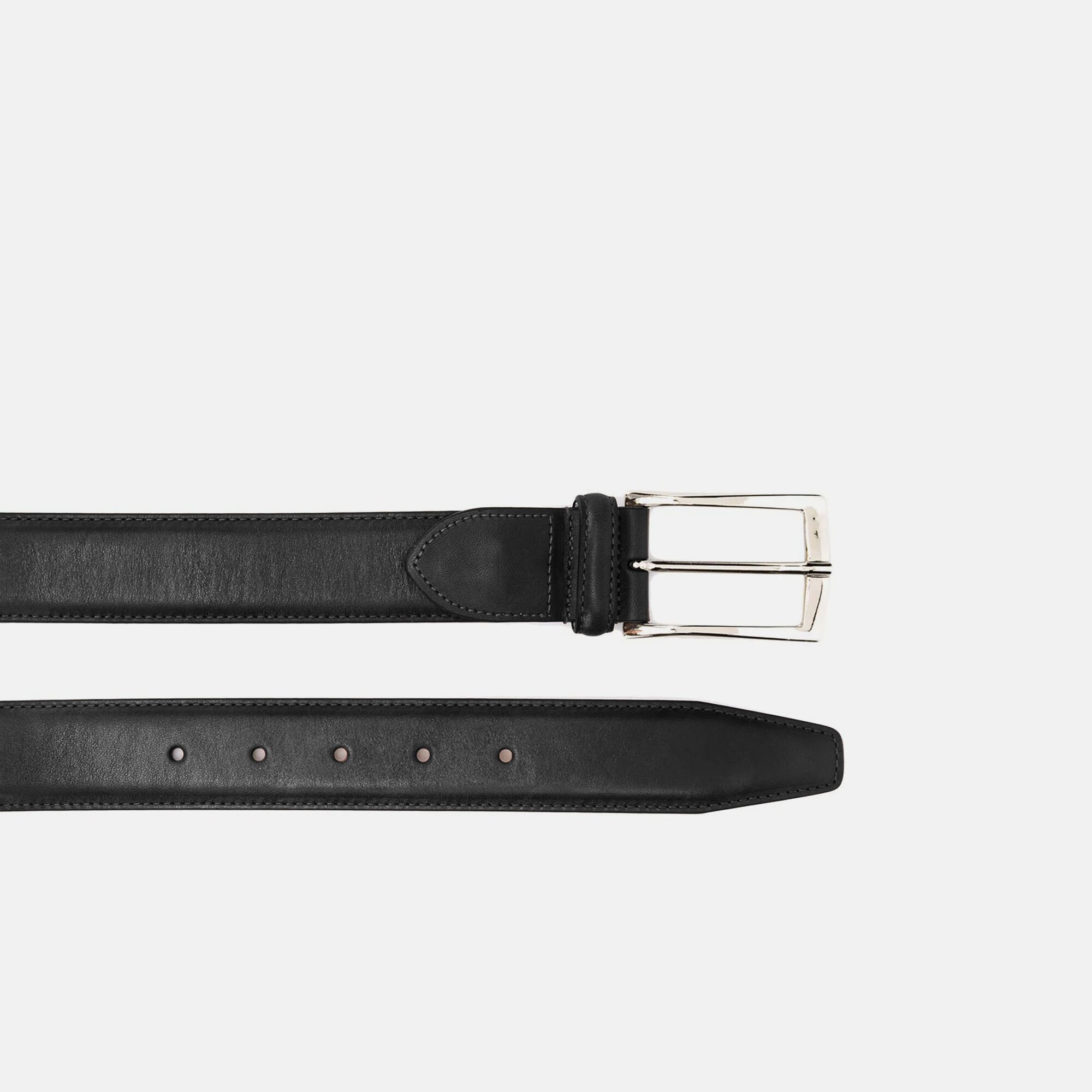 Scarosso Cintura Nera Classica Nero - Vitello CLASSICBELT