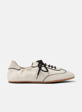 Scarosso Riley Off White Tan - Calf EDNALOAF