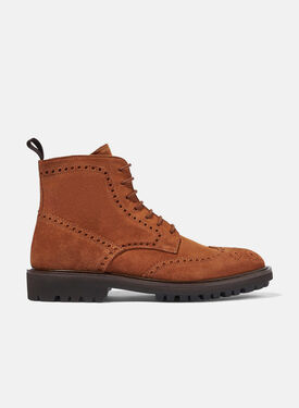 Scarosso Thomas Tan Suede Leopard print - pony WOOSTERCHEL