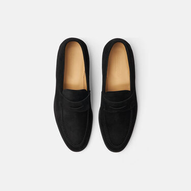 Scarosso Stefano Schwarz Veloursleder Schwarz - Veloursleder STEFANOLOAF