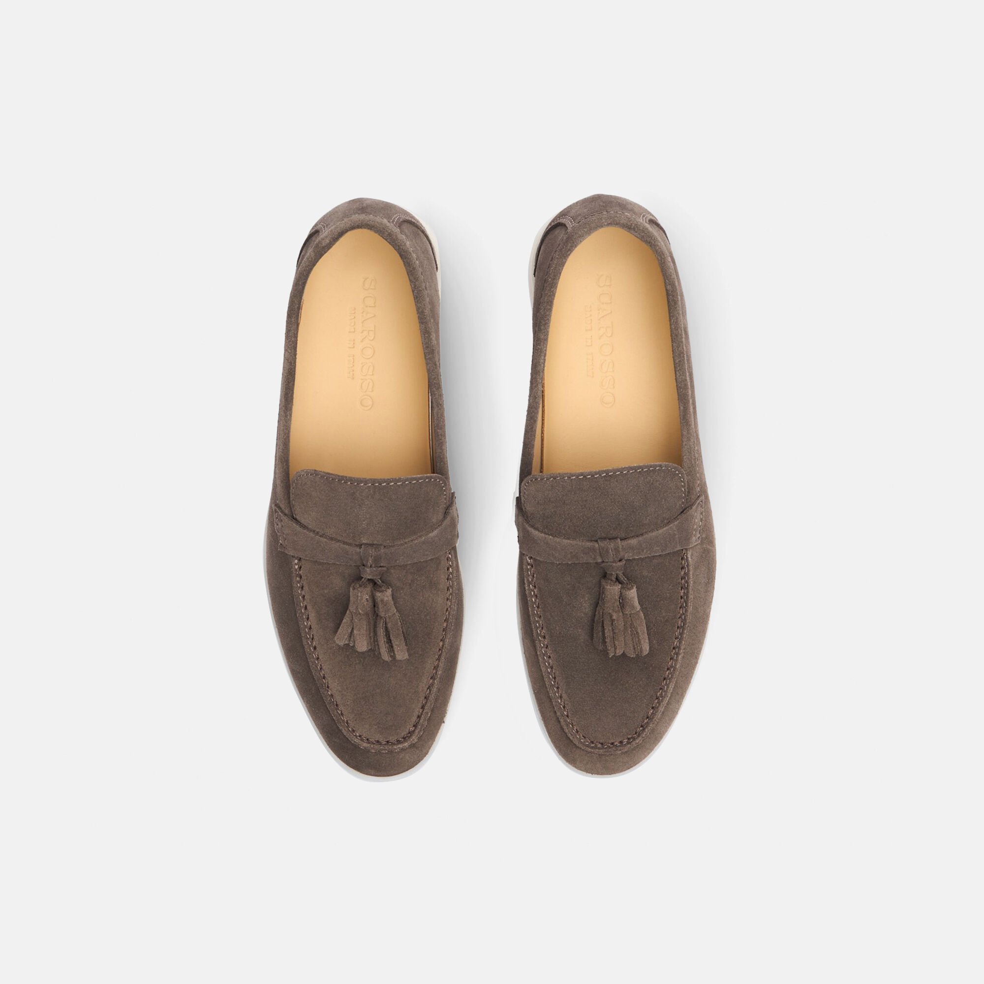 Scarosso Leandra Deep Taupe Suede Deep Taupe - Suede LEANDRALOAF