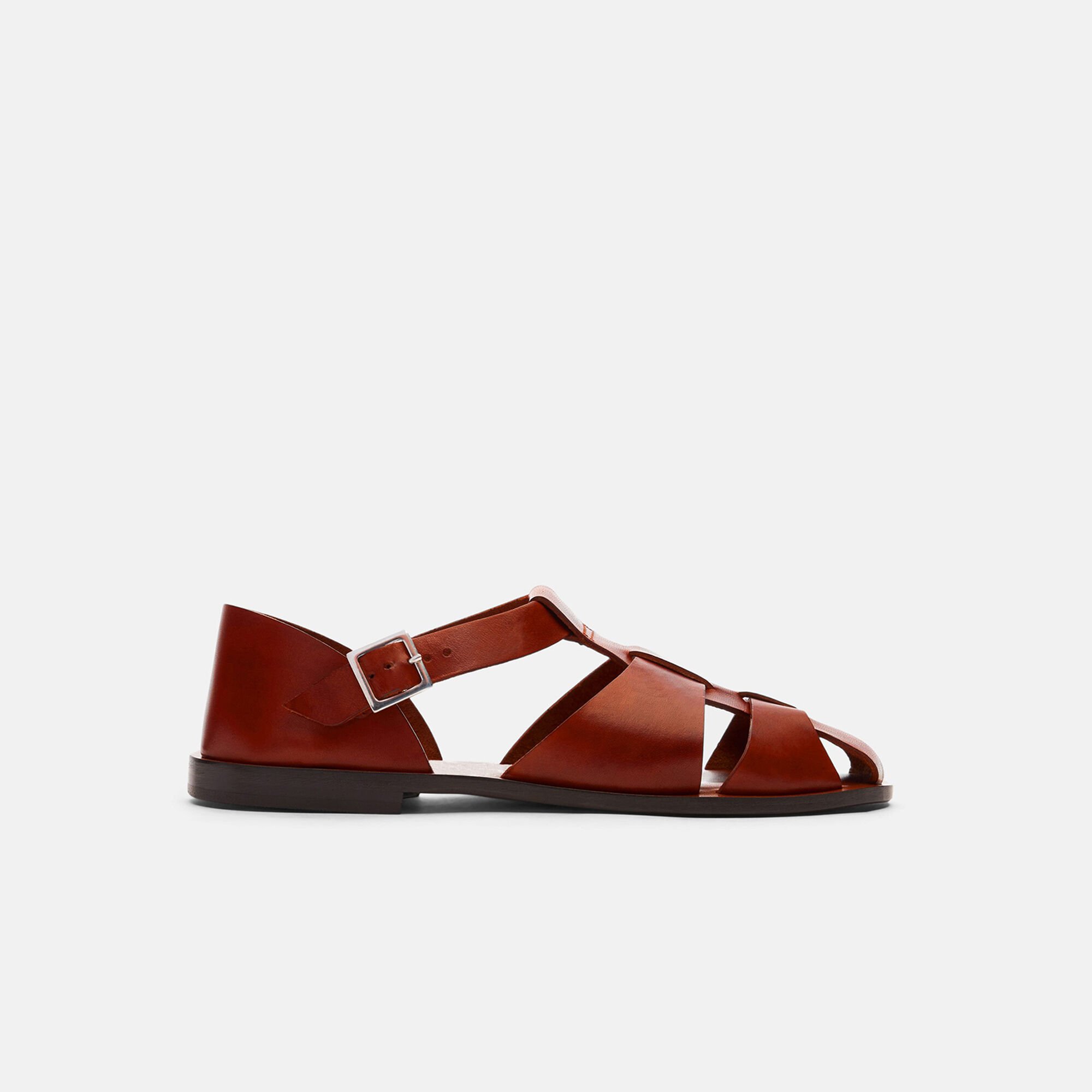 Scarosso Apollo Cognac Cognac - Kalbsleder APOLLOSAND