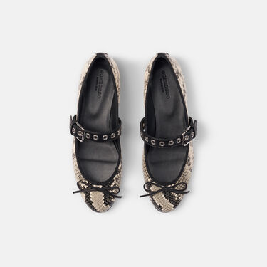 Scarosso Astrid Python Grey - Python-Print Calf ASTRIDBALL