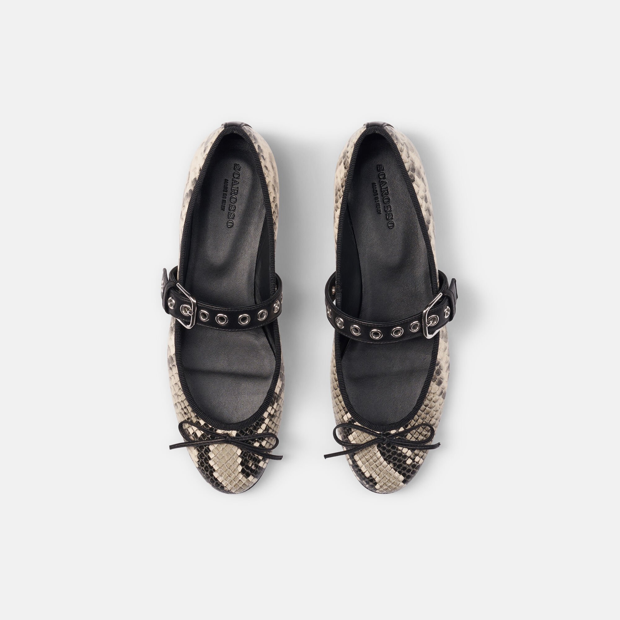 Scarosso Astrid Python Grey - Python-Print Calf ASTRIDBALL