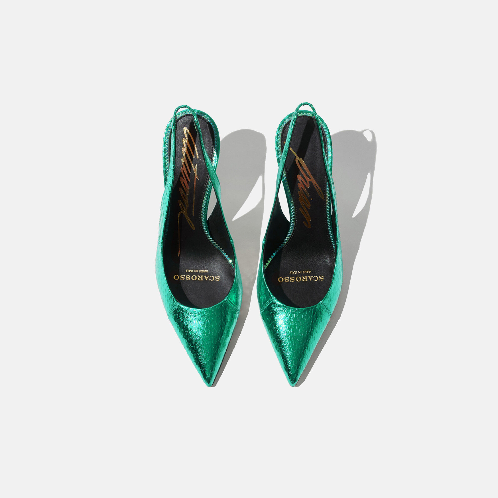 Scarosso Sutton Vert Elaphe Vert - Elaphe SUTTONPUMP