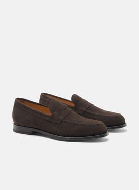 Stefano Dark Brown Scarosso: Dark Brown - Suede STEFANOLOAF