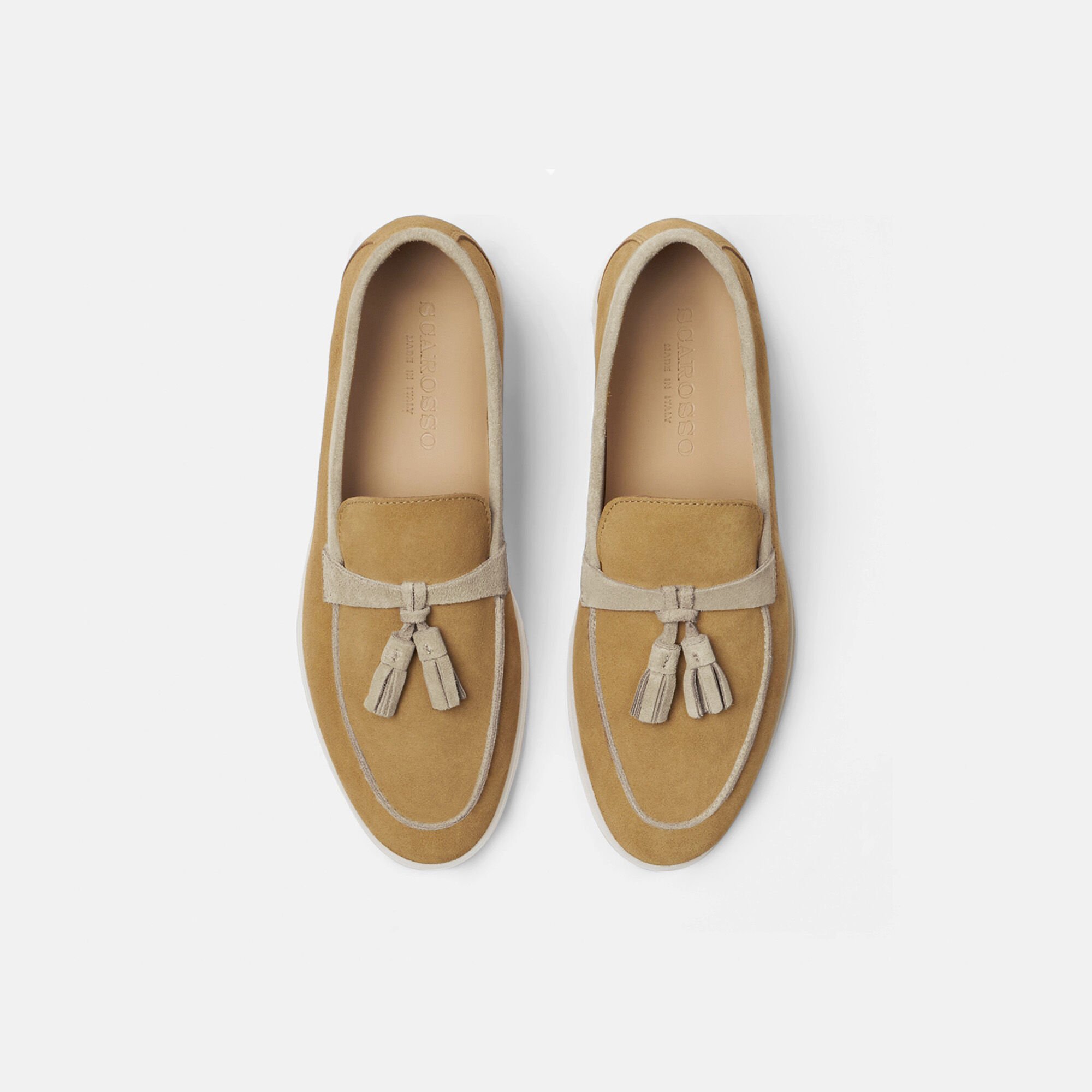 Scarosso Leandra Beige & Sand Suede Beige & Sand - Suede LEANDRALOAF