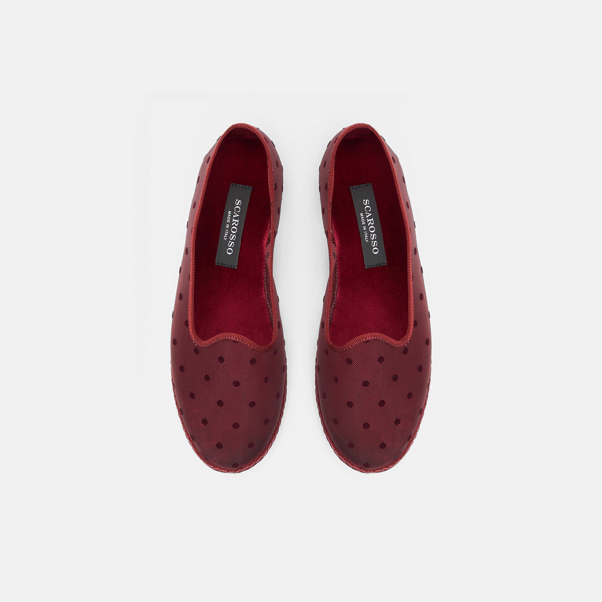 Scarosso Valentina Bordeaux Mesh  Bordeaux - Mesh VALENTINASLIP