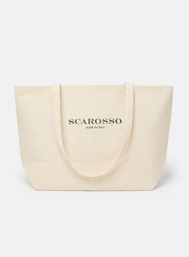 米色托特包 Scarosso: 原色 - 棉 米色托特包 Scarosso: 原色 - 棉 TOTEBAG