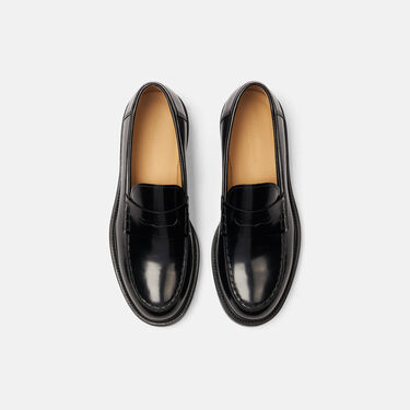 Scarosso Milo Black Bright Black - Brushed Calf MILOLOAF