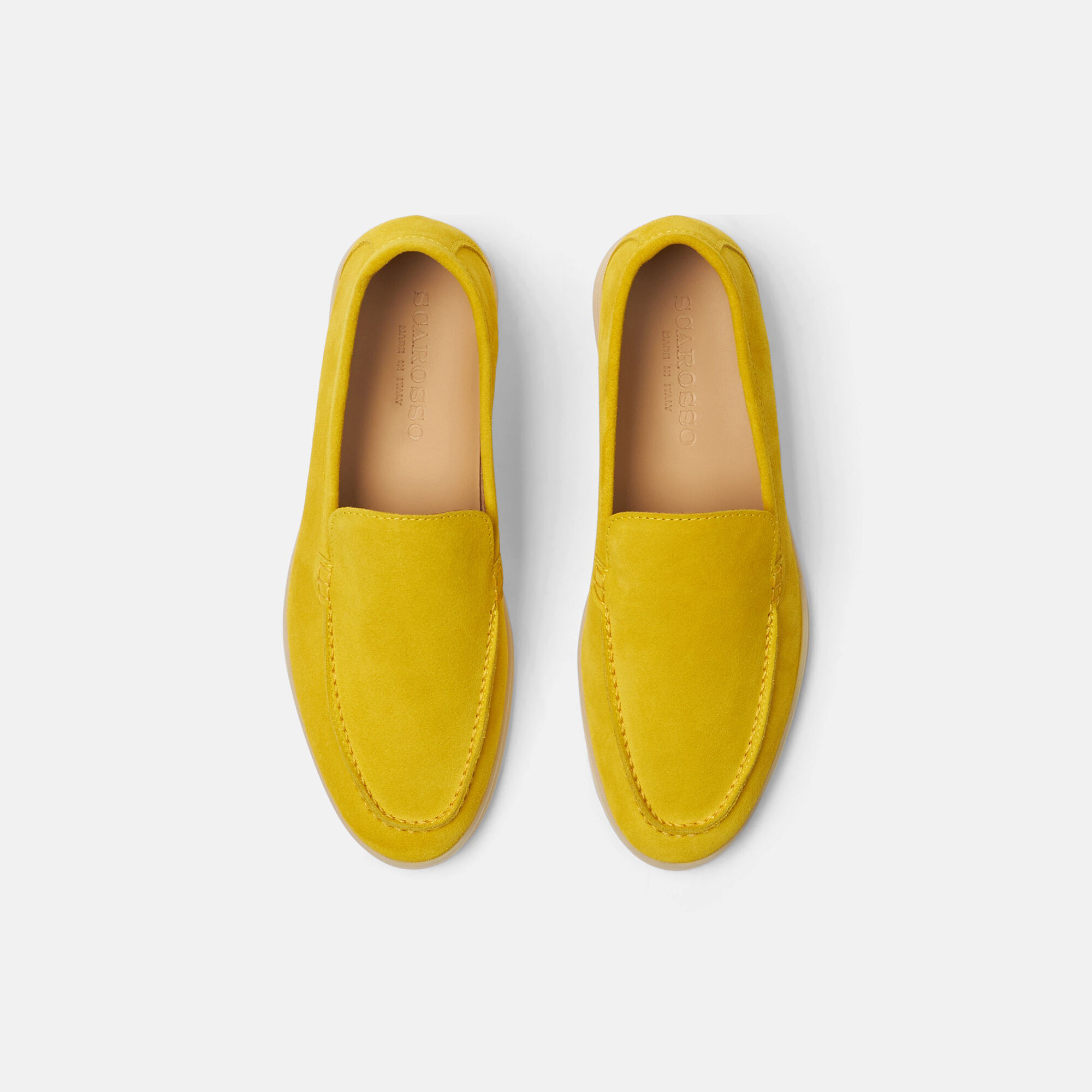 Scarosso Ludovica Yellow Suede Lemon - Suede LUDOVICALOAF