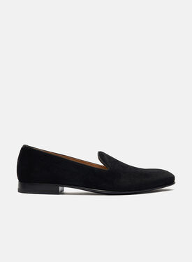 Scarosso Tommy Black Velvet Black - Velvet TOMMYSLIP