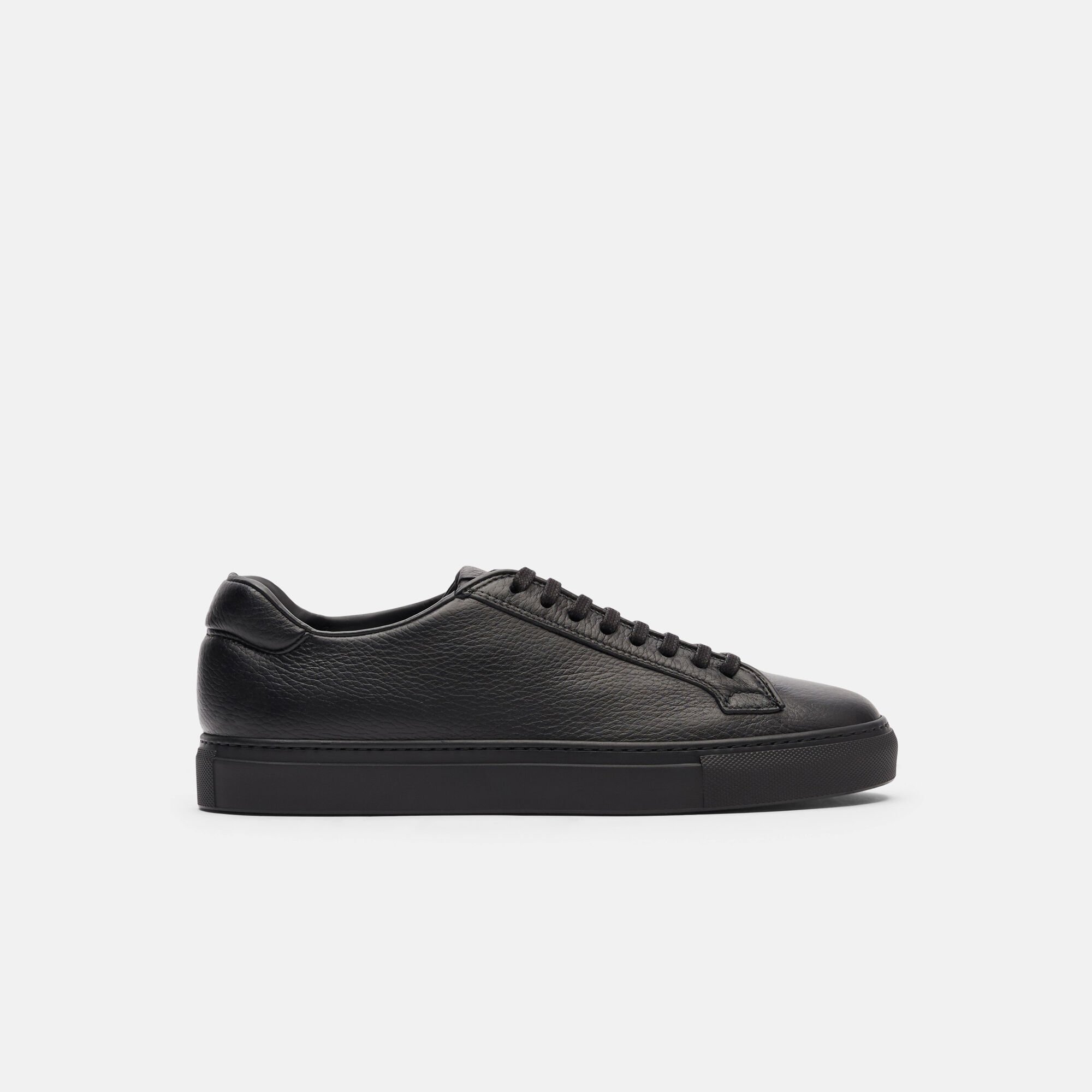 Scarosso Ugo Intense Black Deerskin Black - Deer UGOSNEA