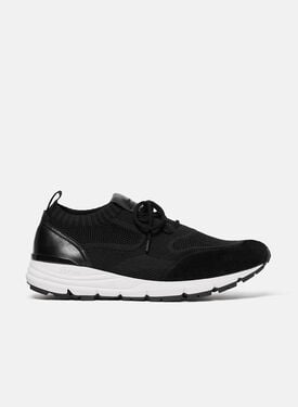Scarosso Robbie Black Black - Knit ROBBIESNEA