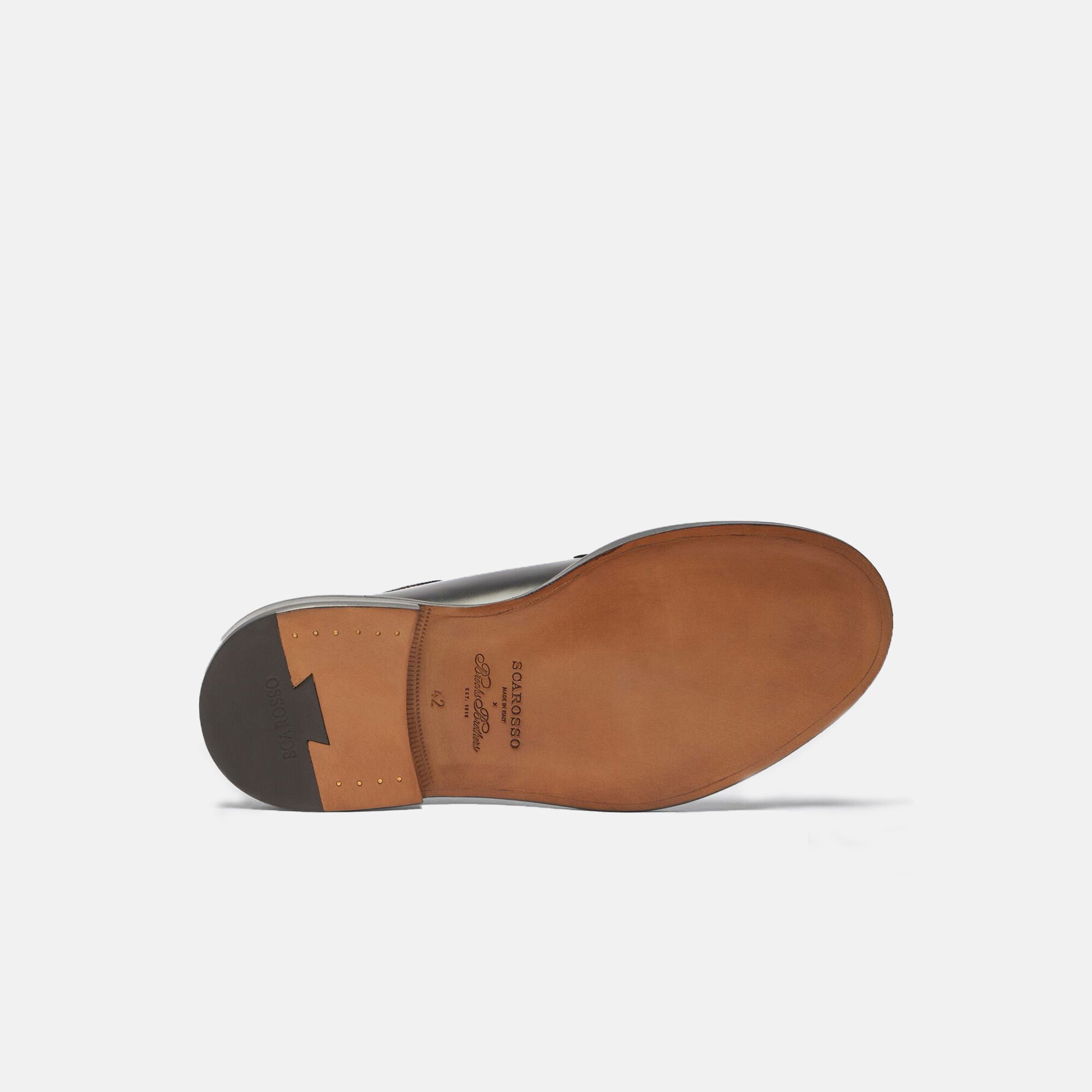 Scarosso Harry Black x Brooks Brothers Noir - Veau HARRYDERB