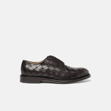 Harry Brown Woven Scarosso: Dark Brown - Calf HARRYDERB