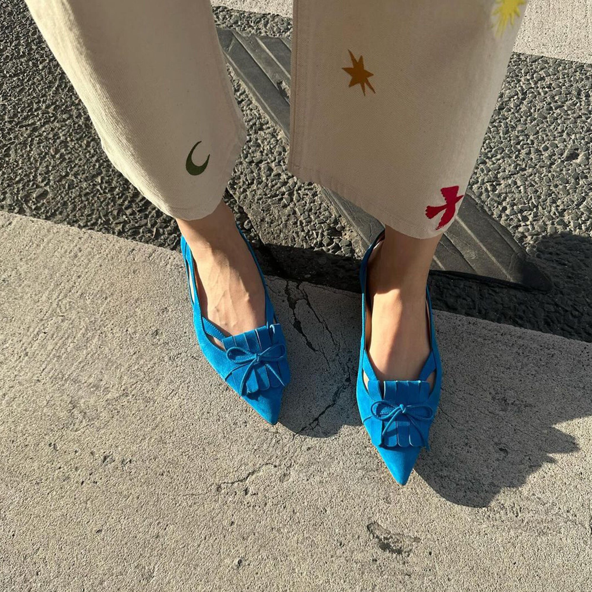 Scarosso Forget-Me-Not Light Blue - Suede SPICYBALL