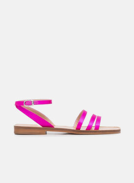 Scarosso Sarah Fuchsia Silk Blue - Suede DELILAHSAND