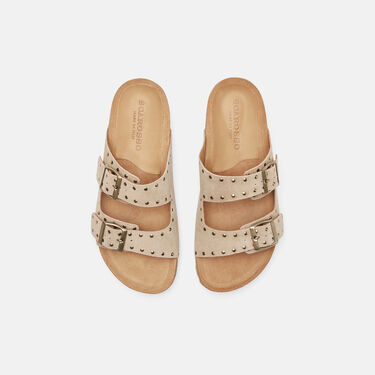 Scarosso Delilah Beige Veloursleder Beige - Veloursleder DELILAHSAND