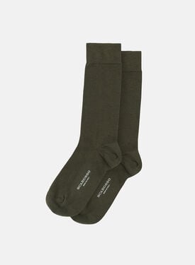 Scarosso Khaki Cotton Socks Khaki - Cotton COLOCOTTSOCK