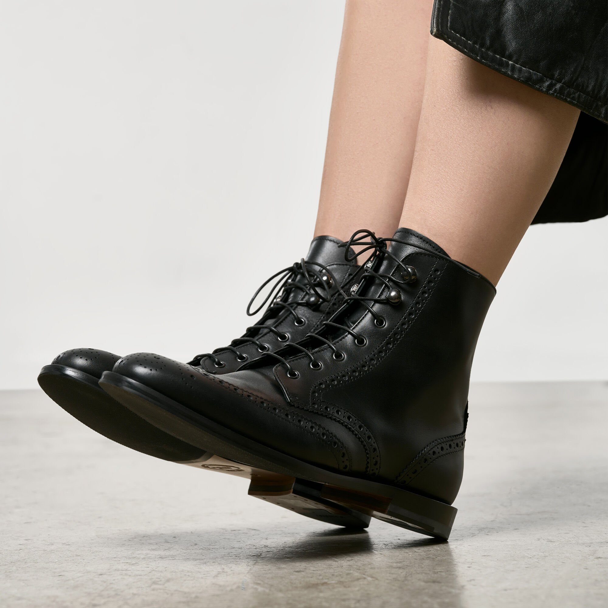 Scarosso Stefania Black Black - calf STEFANIABOOT