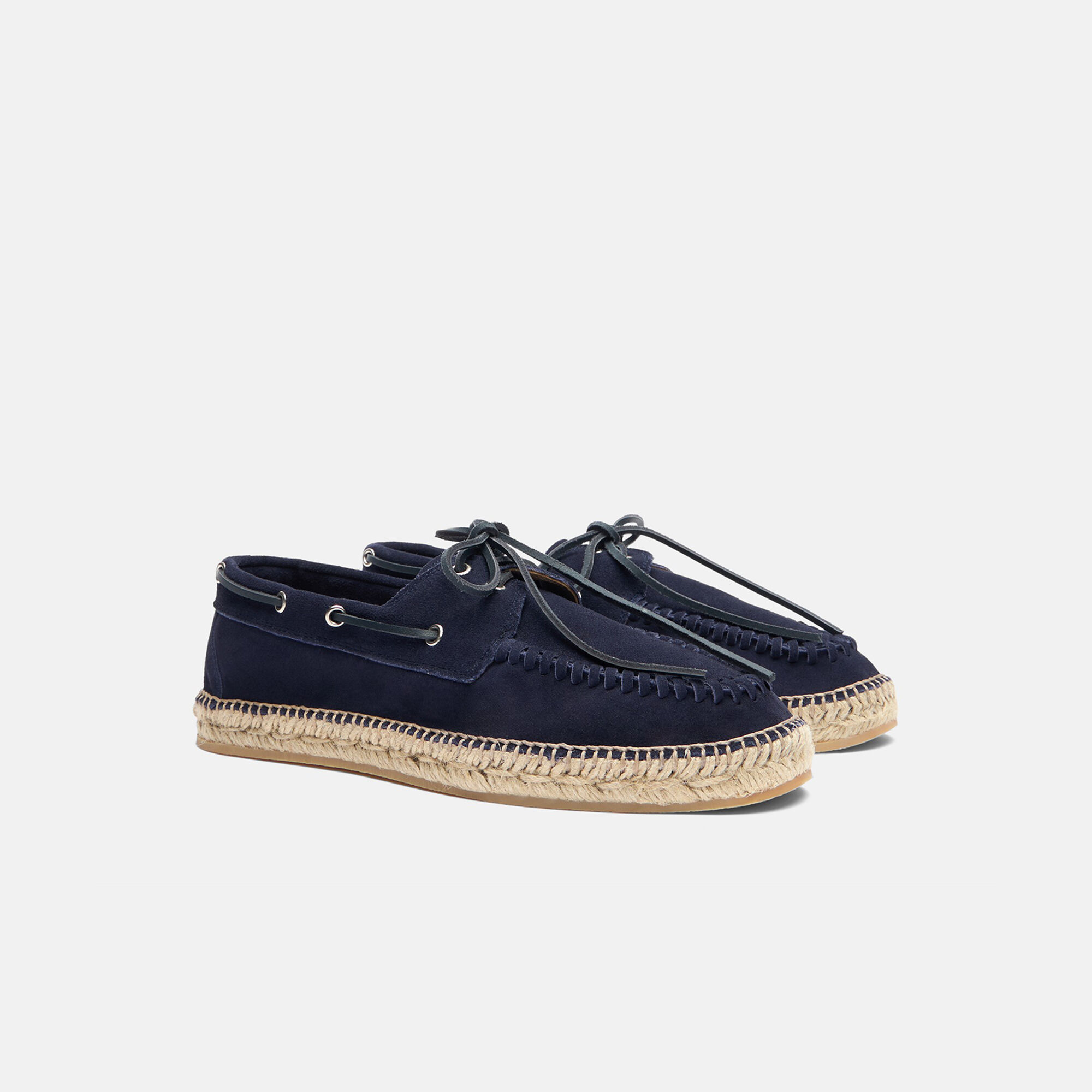 Scarosso Kai Blau Veloursleder Blau - Veloursleder KAIESPA