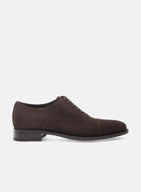Scarosso Bacco dunkelbraun - Veloursleder BACCOOXFO