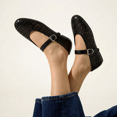 Evelyn Black Scarosso: Black - Calf EVELYNBALL
