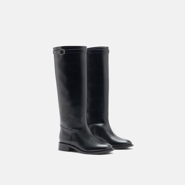 Scarosso Lauren Schwarz Schwarz - Kalbsleder LAURENBOOT