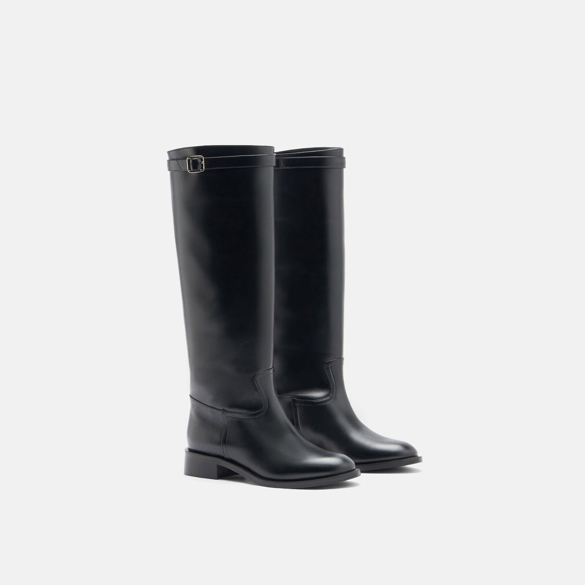 Scarosso Lauren Schwarz Schwarz - Kalbsleder LAURENBOOT
