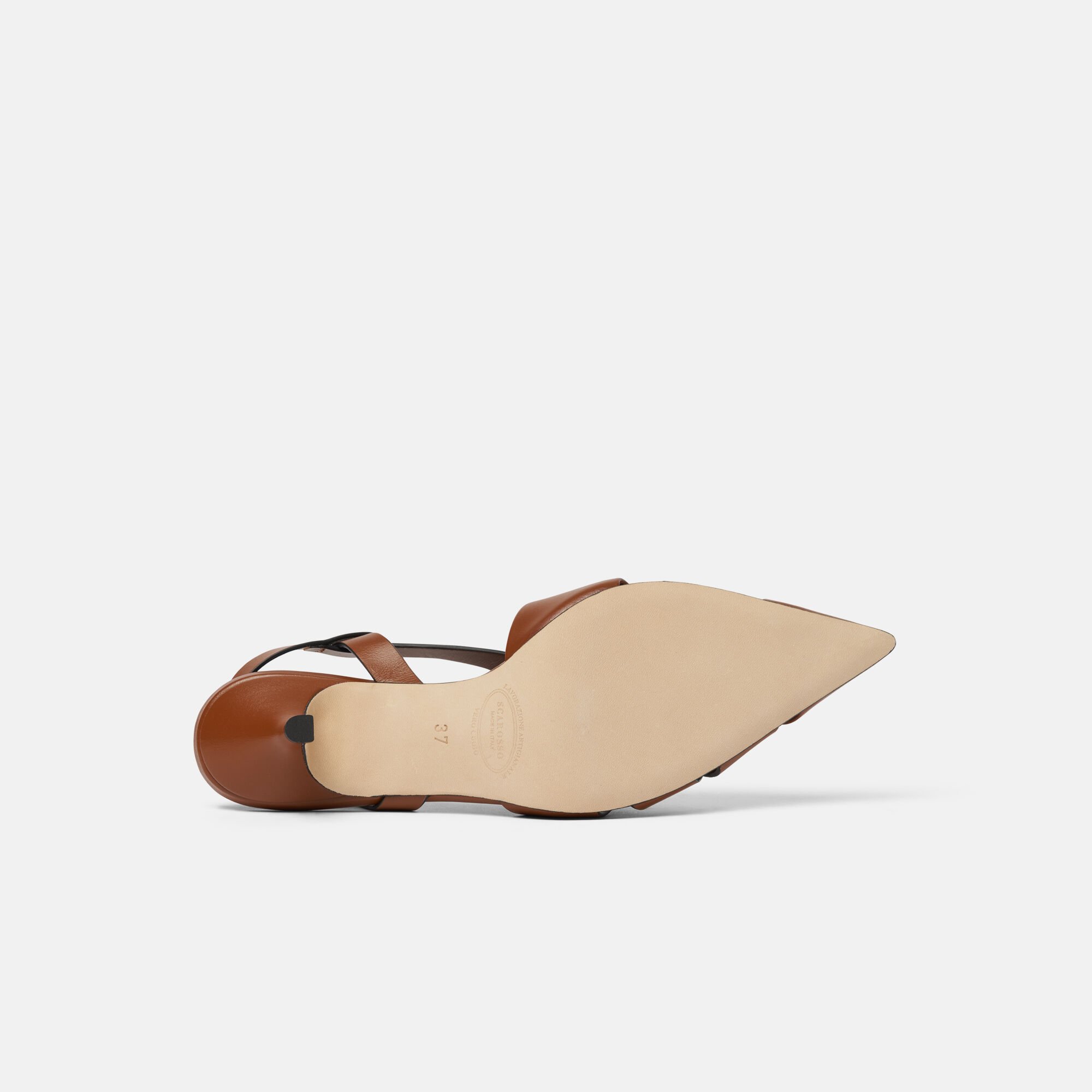 Scarosso Clio Cuir Tan - Calf CLIOPUMP